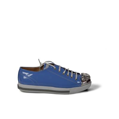 Kot Mavi Rugan Burnu Taşlı Sneaker Ayakkabı(a-92)